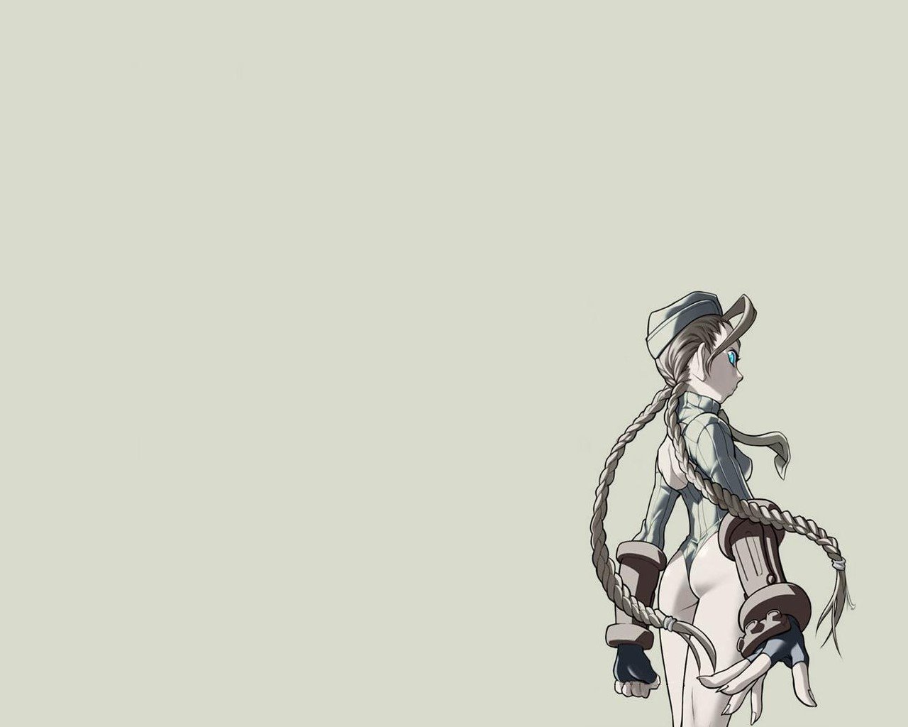 Cammy White, Street Fighter, Simple background Wallpaper