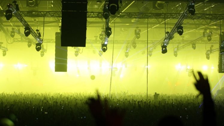 crowds, Concerts HD Wallpaper Desktop Background