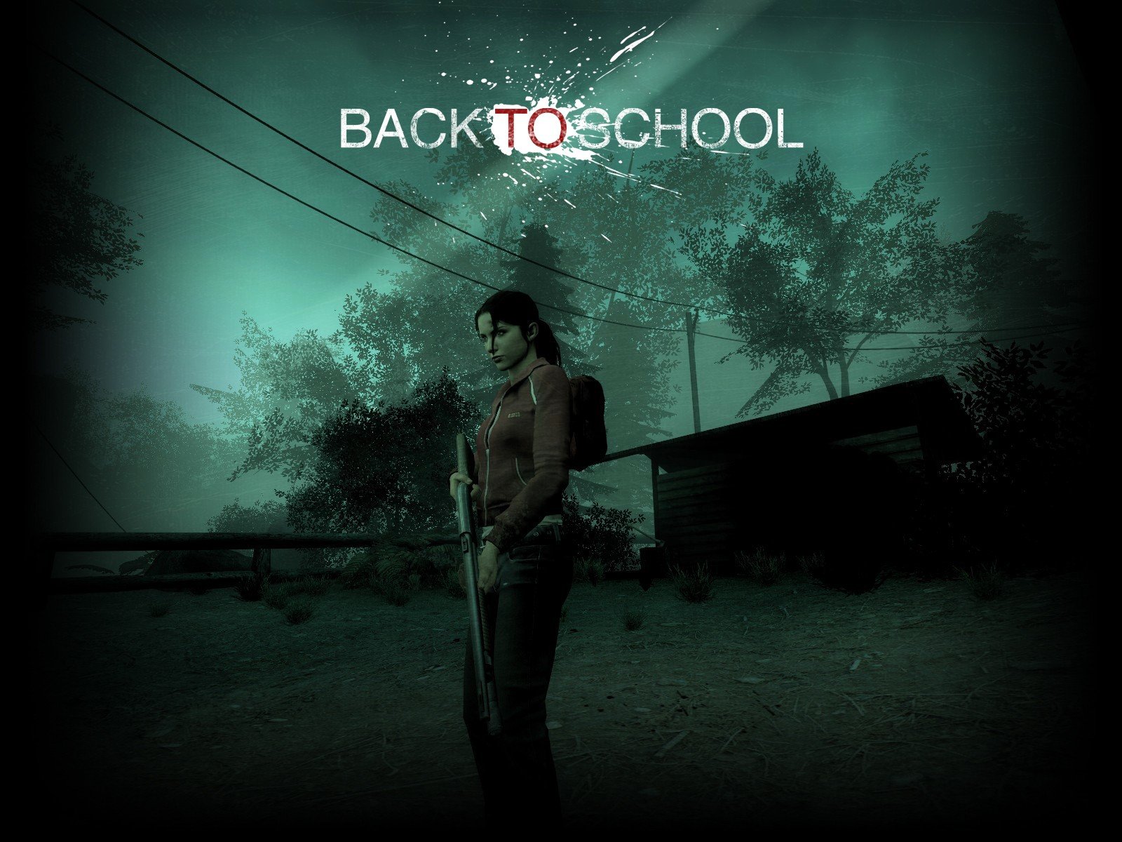 Left 4 Dead 2, Back To School, Game Mod, Weapon, Rifles, Left 4 Dead Wallpaper