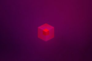 cube, Simple, Purple