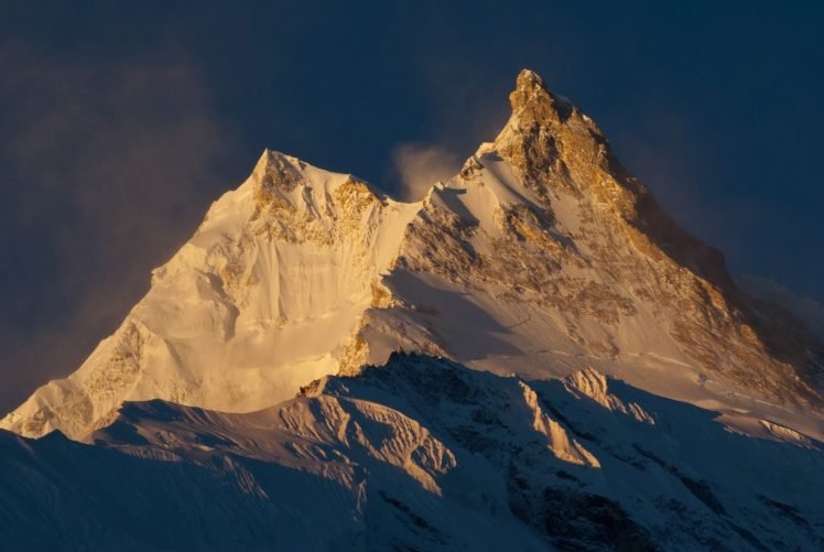 Nepal, Himalayas, Manaslu, Mountain HD Wallpaper Desktop Background