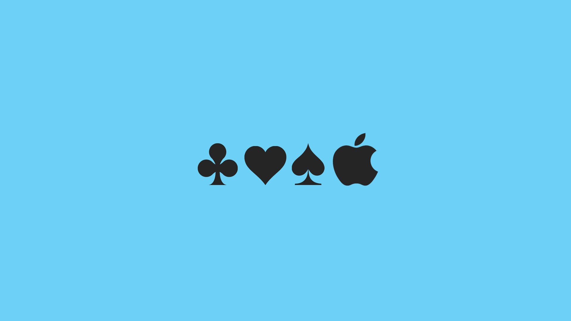 aces, Spades, Hearts, Apple Inc., Shamrock Wallpaper