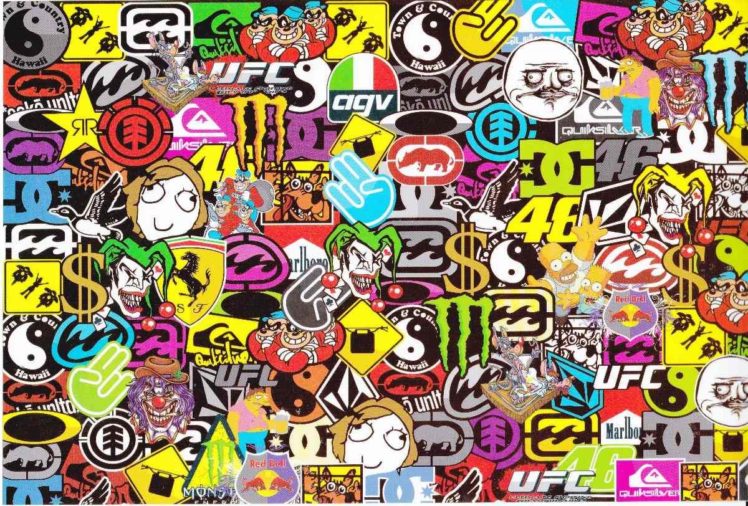 25pc JDM Jap Euro Car Styling Vinyl Sticker Bomb Pack – Glossy Decals For Laptop/Car