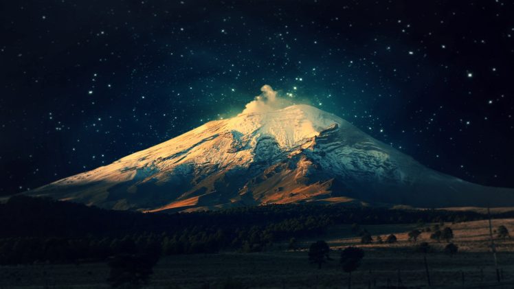 stars, Mount Fuji HD Wallpaper Desktop Background