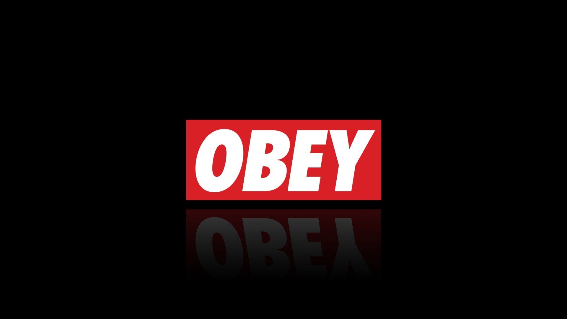 obey, Red, Black, Brand, Logo Wallpaper