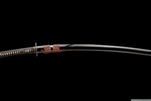 sword, Katana, Black background
