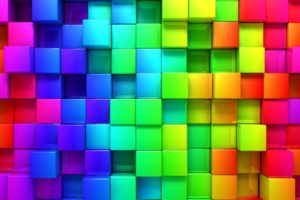 colorful, Cube