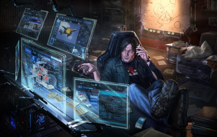 Shadowrun, Cyberpunk HD Wallpaper Desktop Background