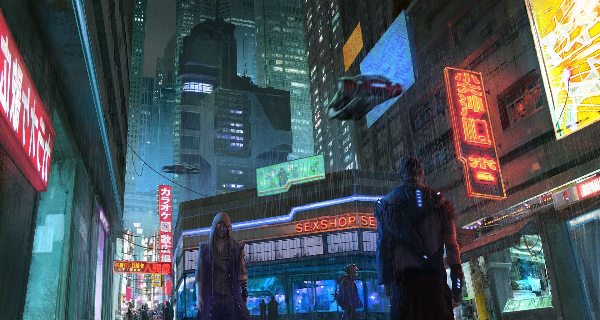 cyberpunk, Futuristic, Neon Wallpaper