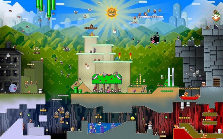Super Mario Bros. HD Wallpaper Desktop Background