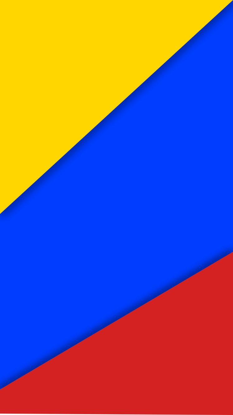 colombia, Material style, Flag HD Wallpaper Desktop Background