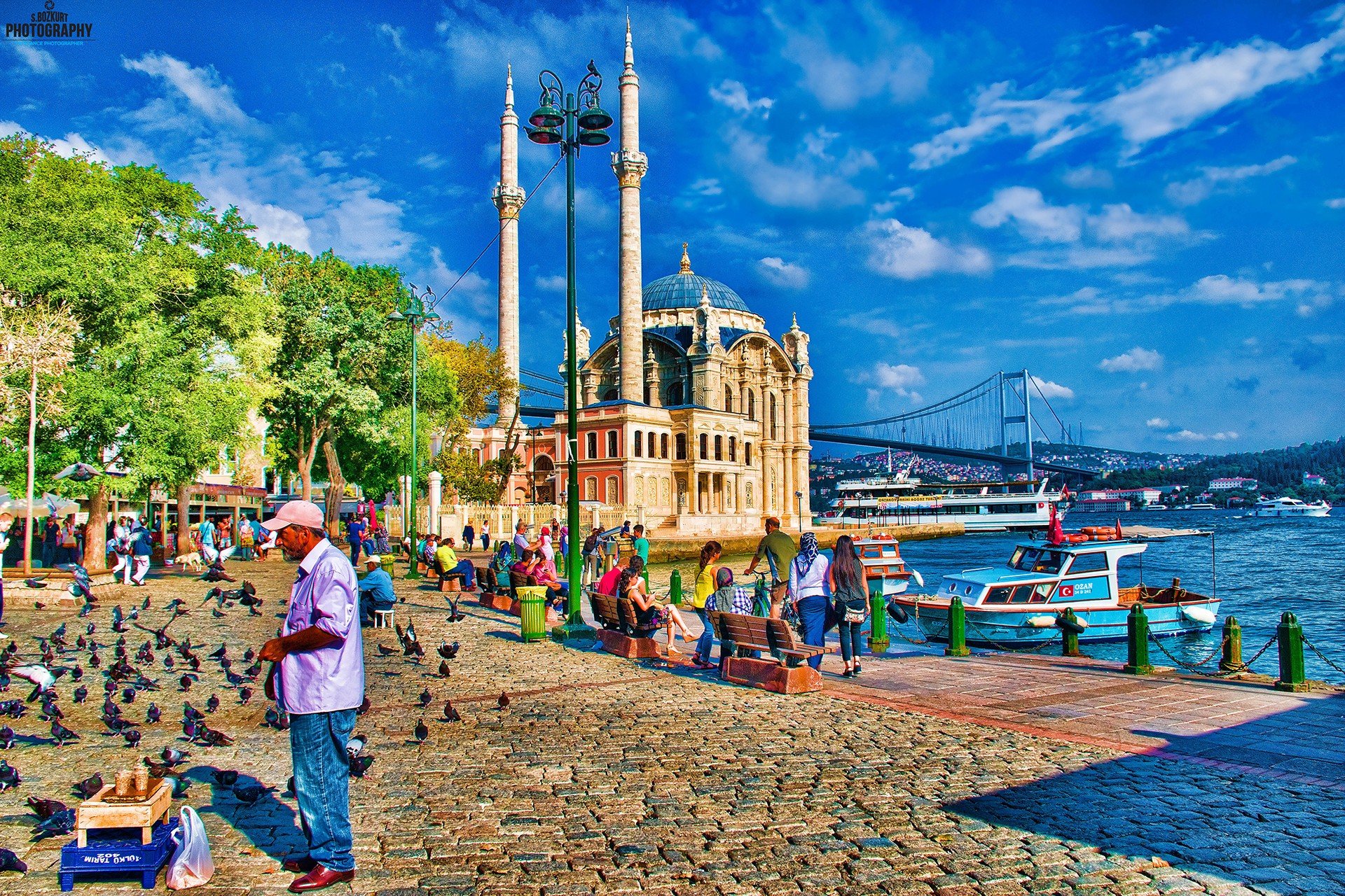 picture frames, Turkey, Istanbul, Islam, Islamic architecture, HDR, Ortaköy Mosque Wallpaper