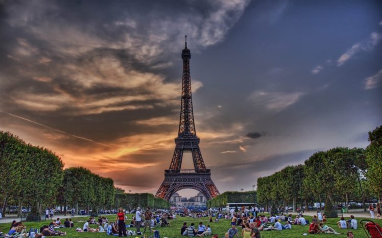HDR, France, Paris, Cityscape HD Wallpaper Desktop Background