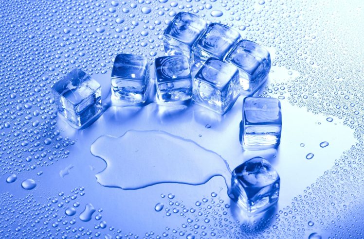 cube, Ice cubes, Water drops, Ice, Simple HD Wallpaper Desktop Background