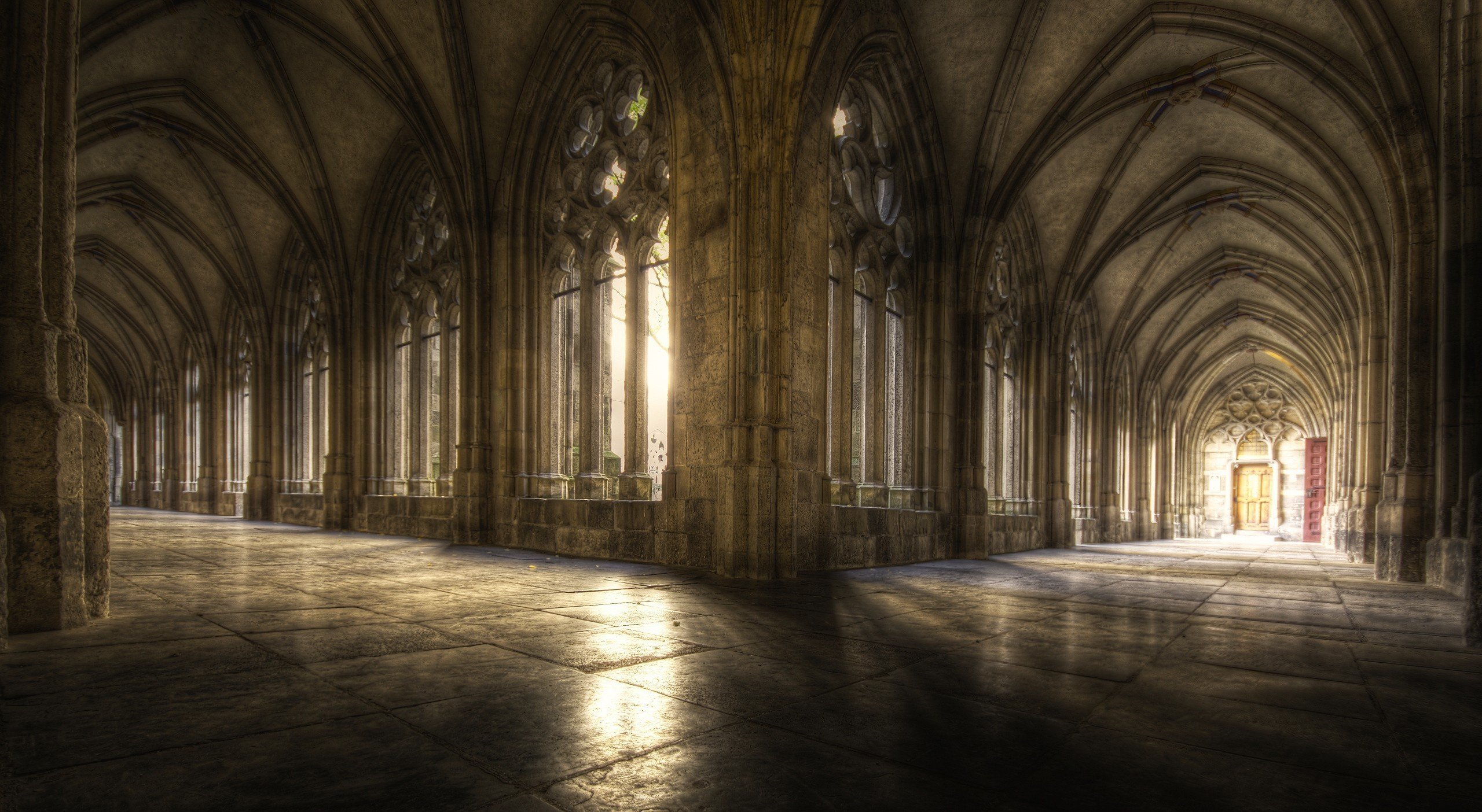 Gothic architecture, Architecture, Sunlight, Old building Wallpaper