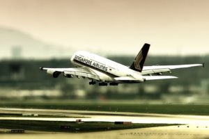 tilt shift, Passenger aircraft, A380, Airbus