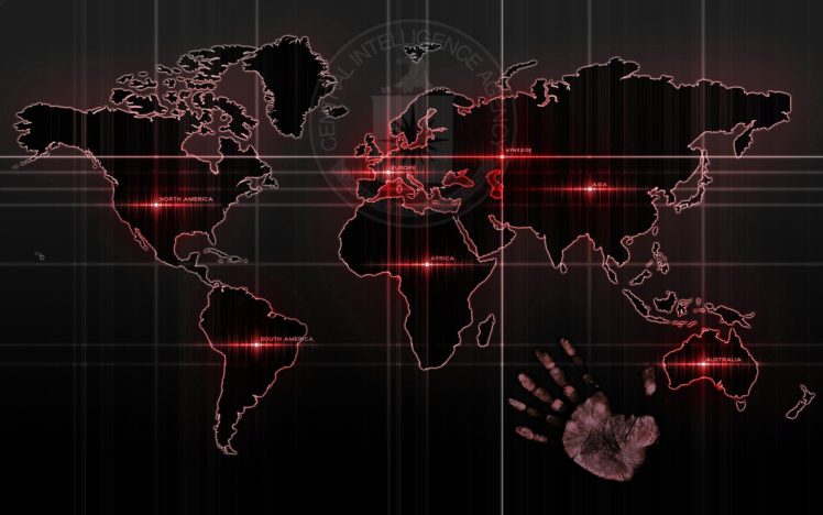 handprints, Map, Technology, Streaks, World HD Wallpaper Desktop Background