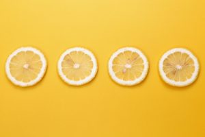 yellow background, Lemons, Minimalism