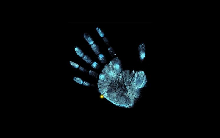 Fringe (TV series), Handprints, Black background HD Wallpaper Desktop Background