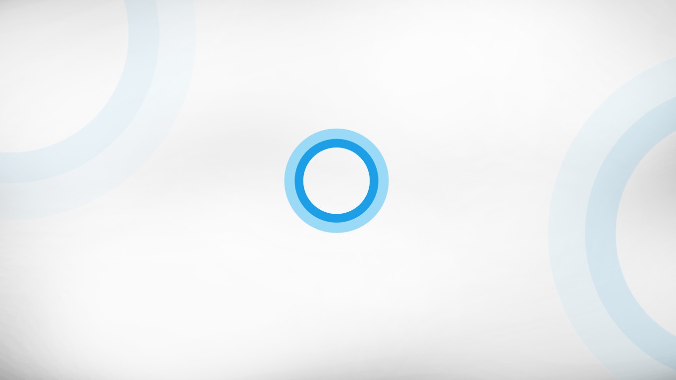 Cortana, Windows Phone, Minimalism Wallpaper