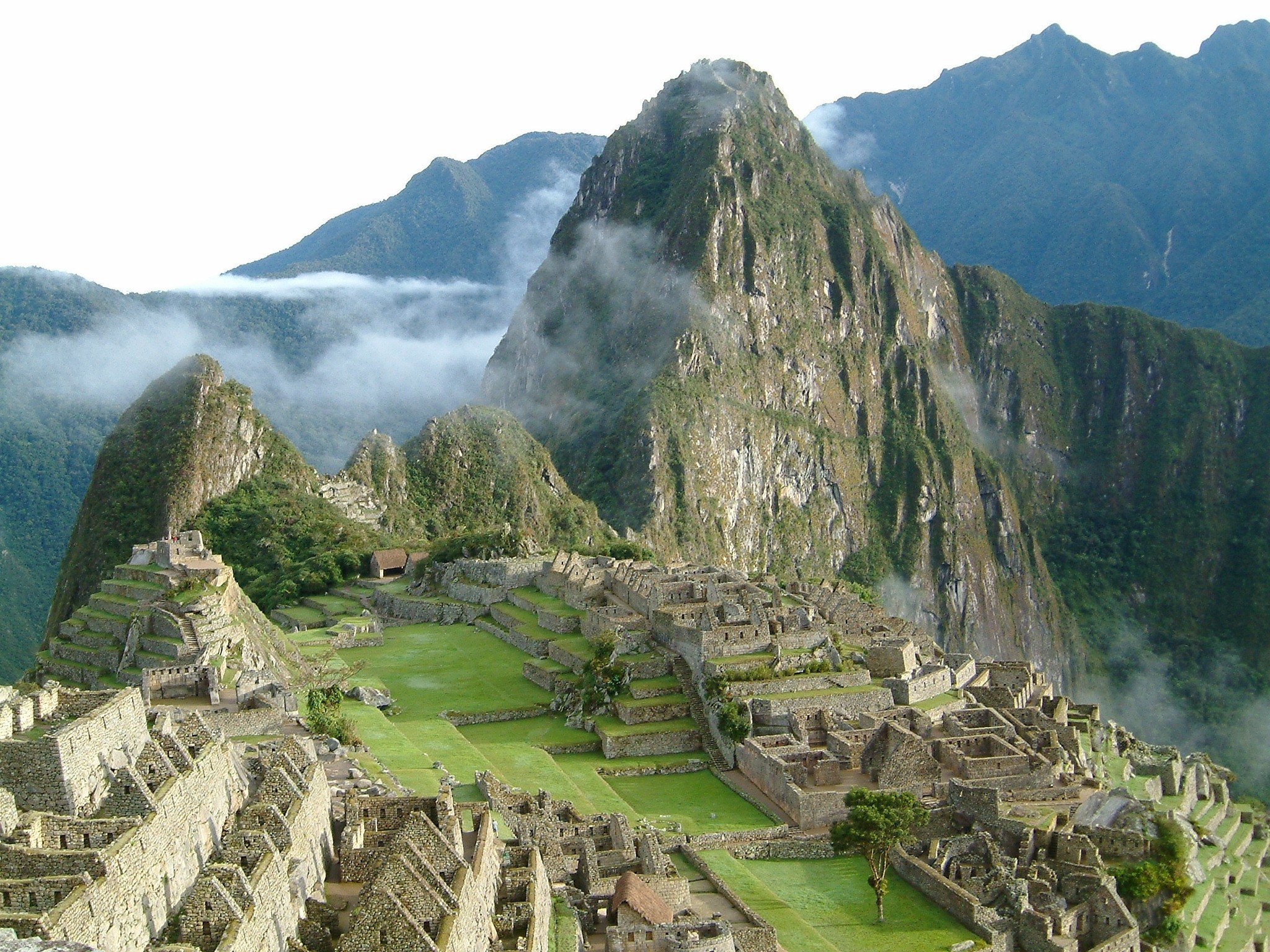 Peru, Machu Picchu, Mountain, Mist, Architecture, Inca Wallpaper