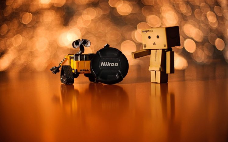 Nikon, Danbo, WALL·E HD Wallpaper Desktop Background