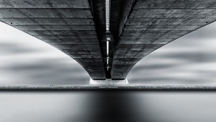 bridge, Monochrome, Architecture HD Wallpaper Desktop Background