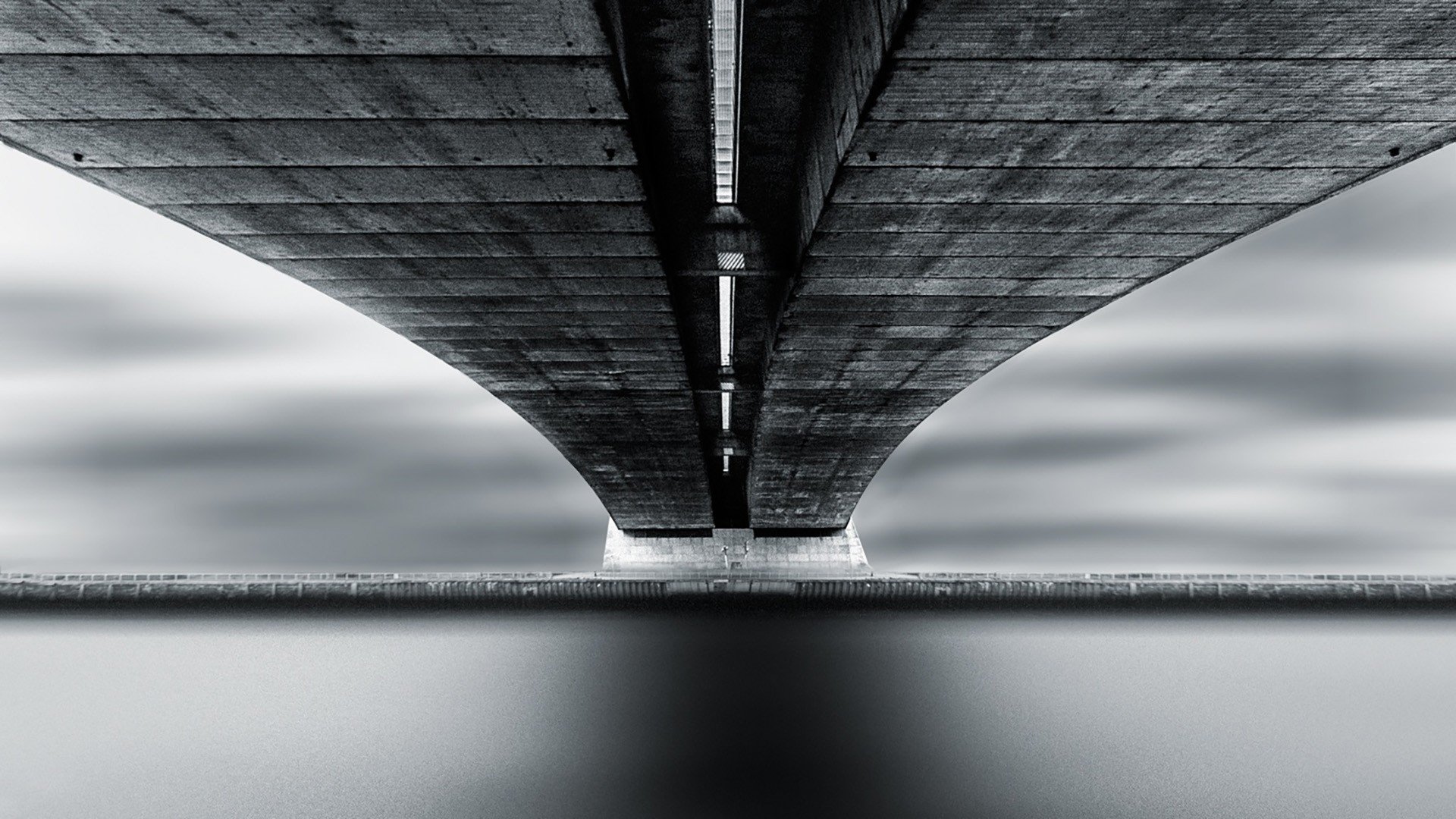 bridge, Monochrome, Architecture Wallpaper