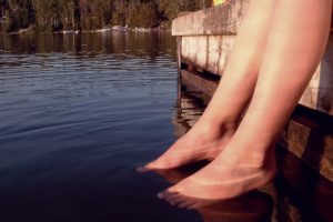 feet, Water
