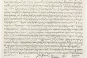 Declaration of Independence, Calligraphy