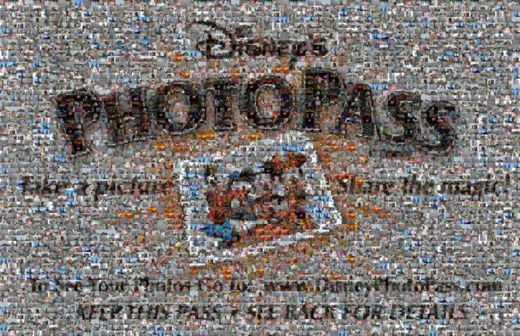 photo manipulation, Disney, Mosaic HD Wallpaper Desktop Background