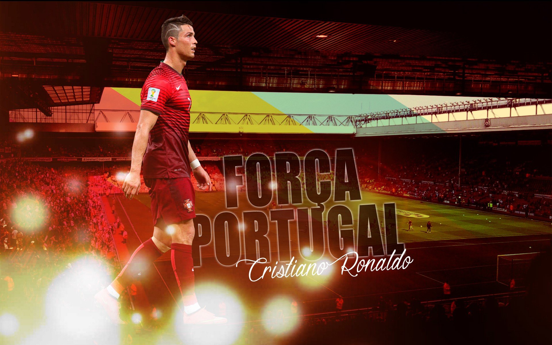 Portugal, Ronaldo, Cristiano Ronaldo, Photo manipulation Wallpaper