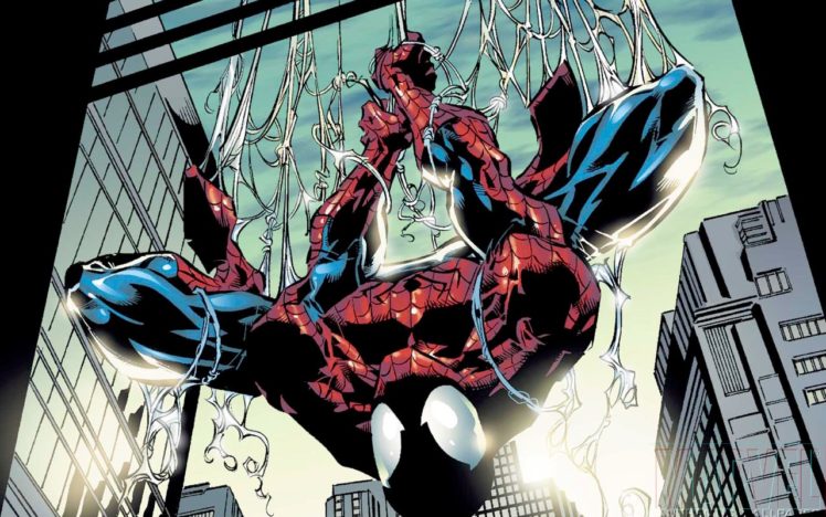 Spider Man, Upside down, Comic books HD Wallpaper Desktop Background