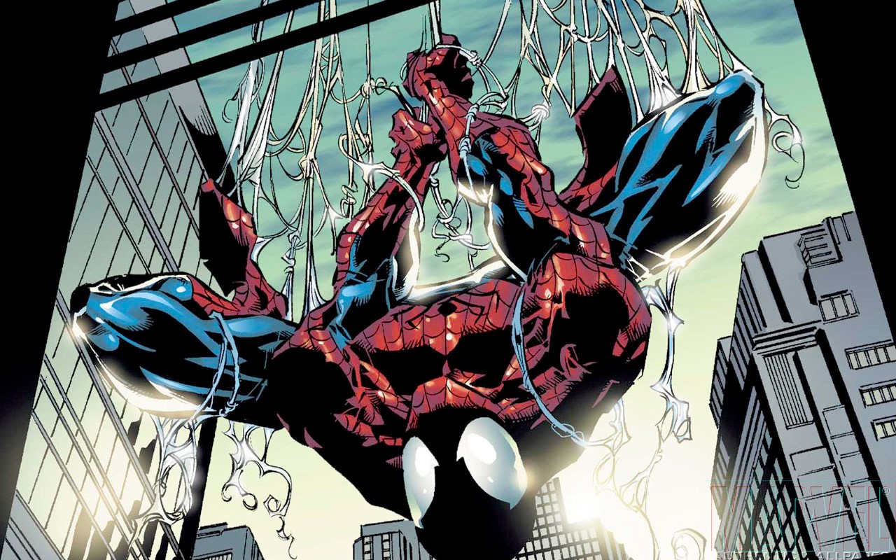Spider Man, Upside down, Comic books Wallpaper