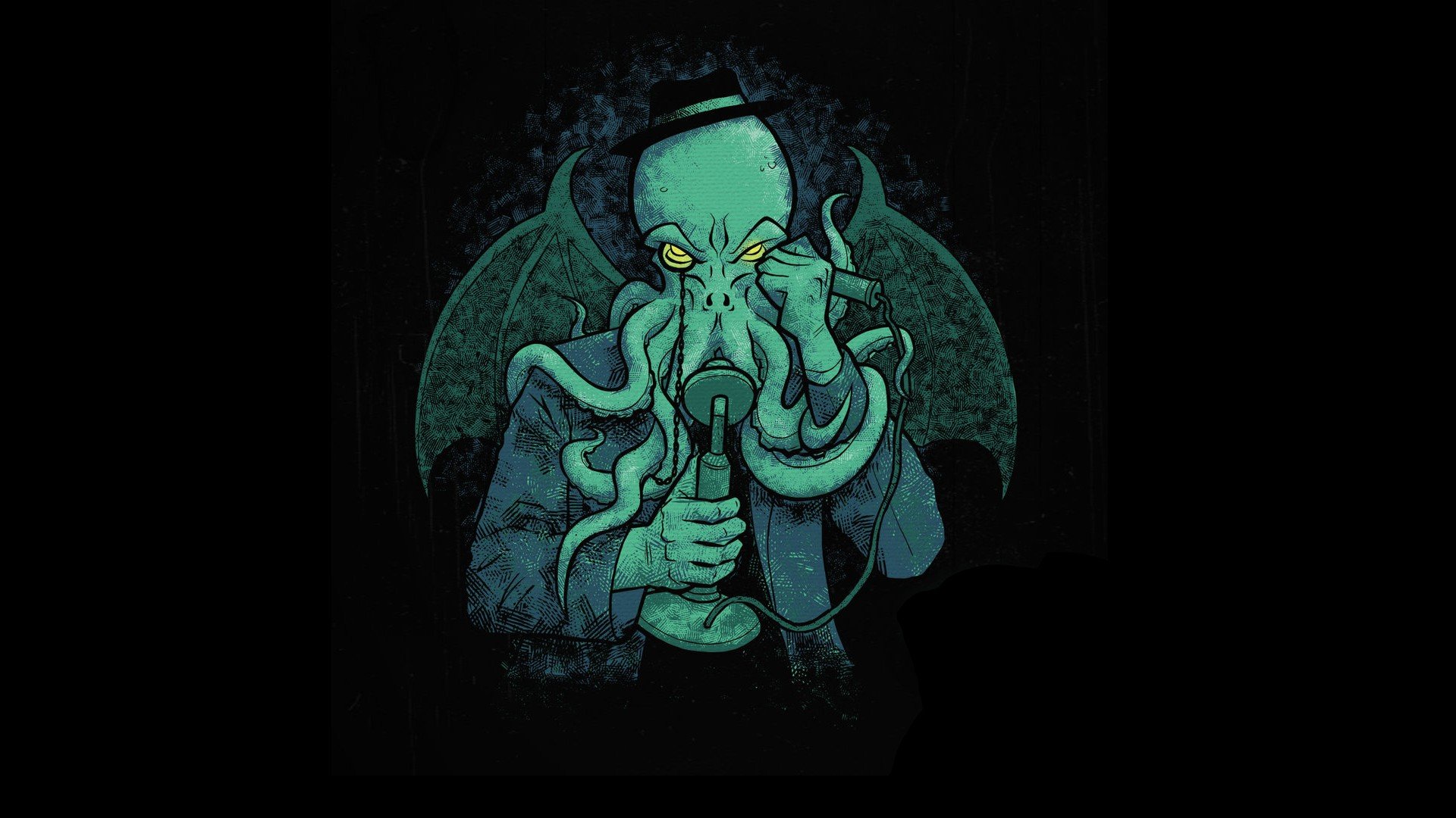 Cthulhu, H. P. Lovecraft Wallpaper