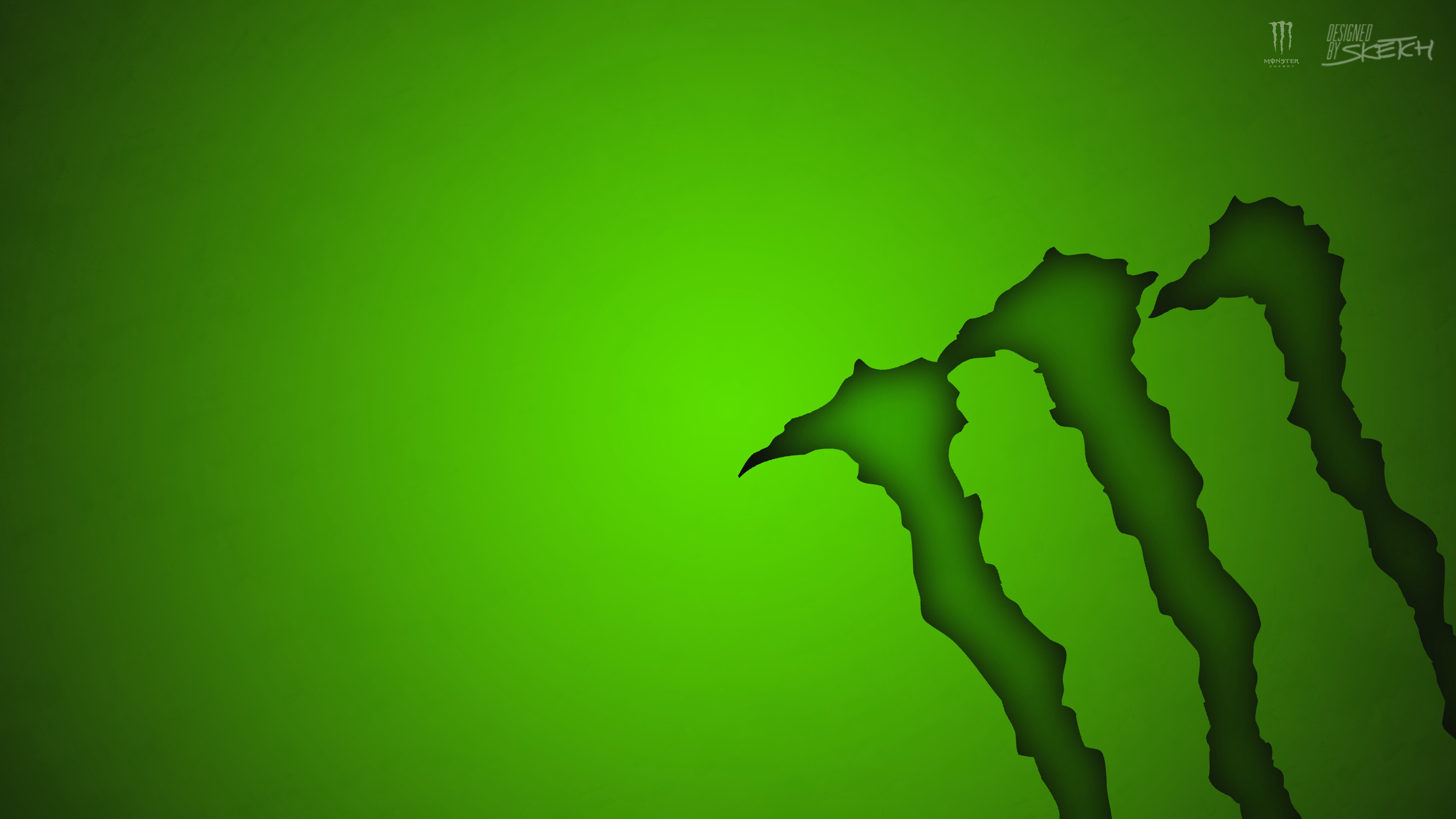 energy drinks, Green background, Logo, Monster Energy HD Wallpapers