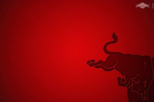 Red Bull, Red background, Minimalism, Logo, Energy drinks