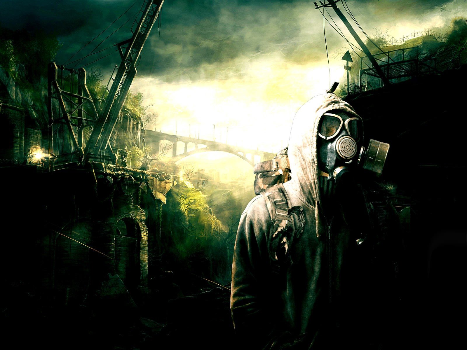 gas masks Wallpaper