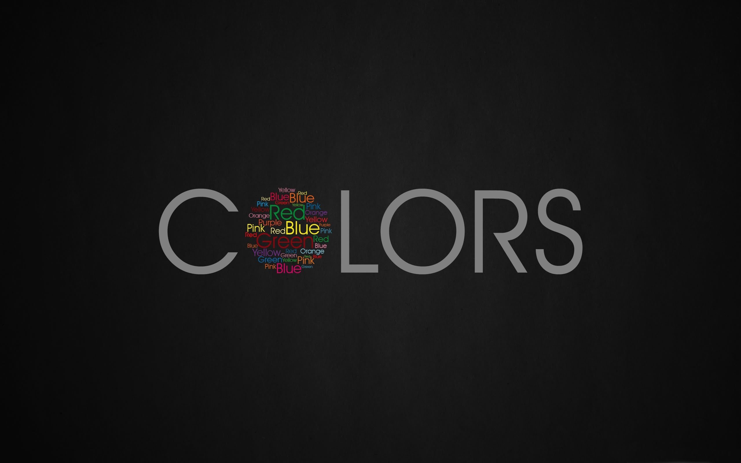 black background, Minimalism, Hybrid, Red, Blue, Green, Pink, Purple, Orange, Yellow Wallpaper