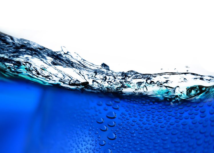bubbles, White background, Water, Blue, Water drops HD Wallpaper Desktop Background