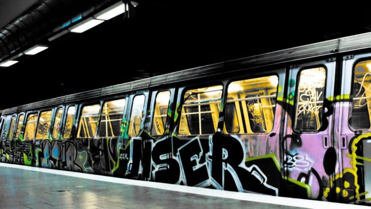 subway, Graffiti HD Wallpaper Desktop Background