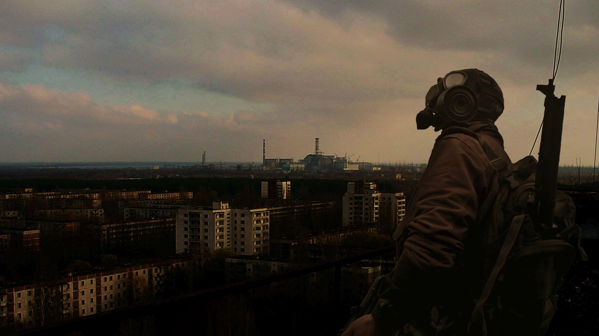 gas masks, Chernobyl Wallpaper
