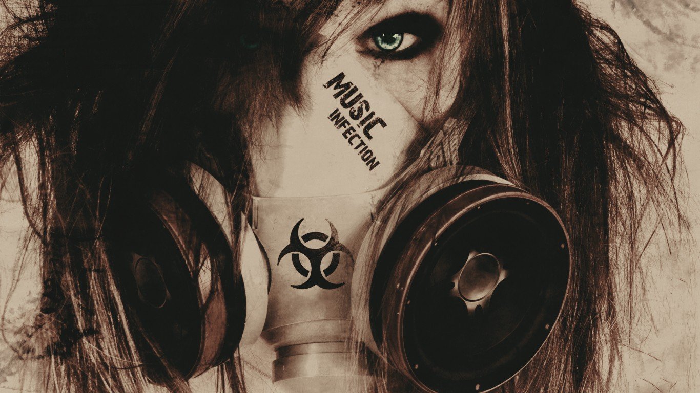gas masks, Apocalyptic, Music Wallpaper