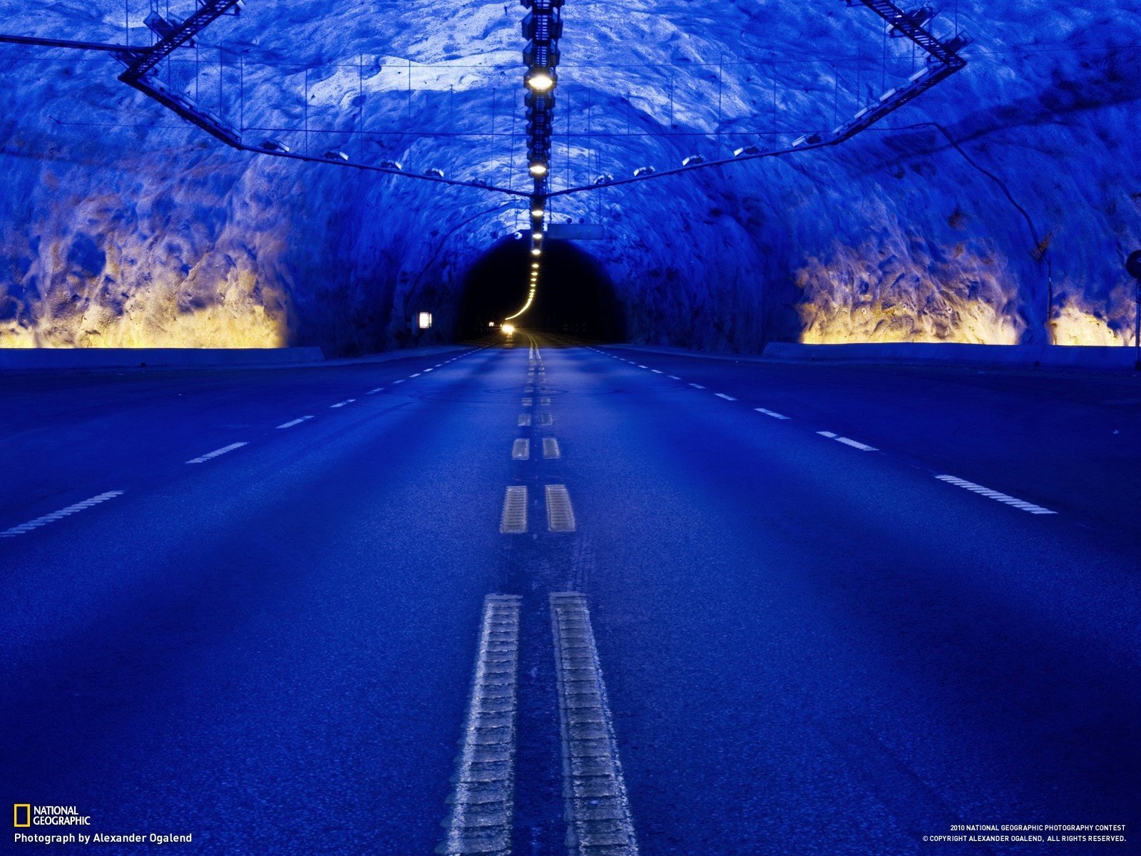 road, National Geographic, Tunnel Wallpaper