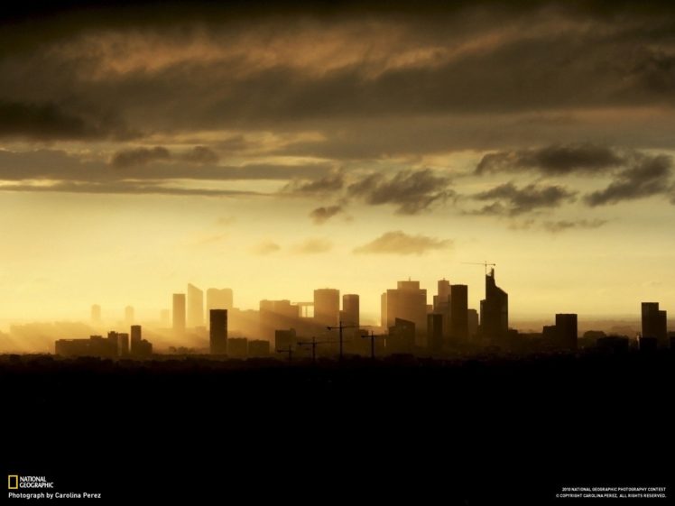 National Geographic, Sunlight, Silhouette, Skyscraper, Paris, France HD Wallpaper Desktop Background