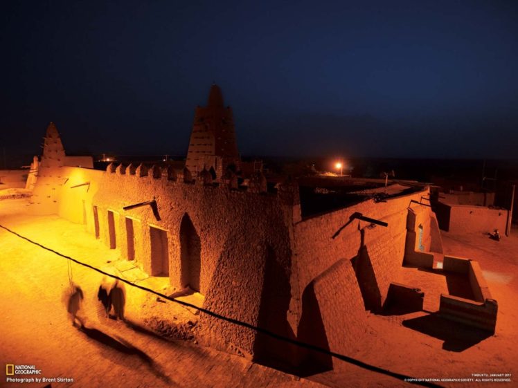 National Geographic, Timbuktu, Building, Night HD Wallpaper Desktop Background
