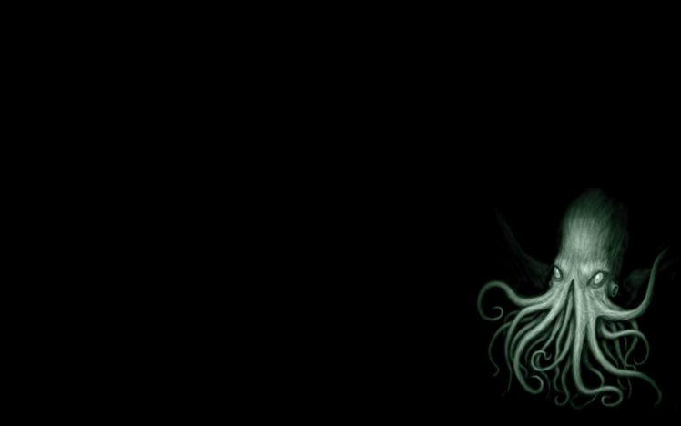 minimalism, Octopus, Creature HD Wallpaper Desktop Background