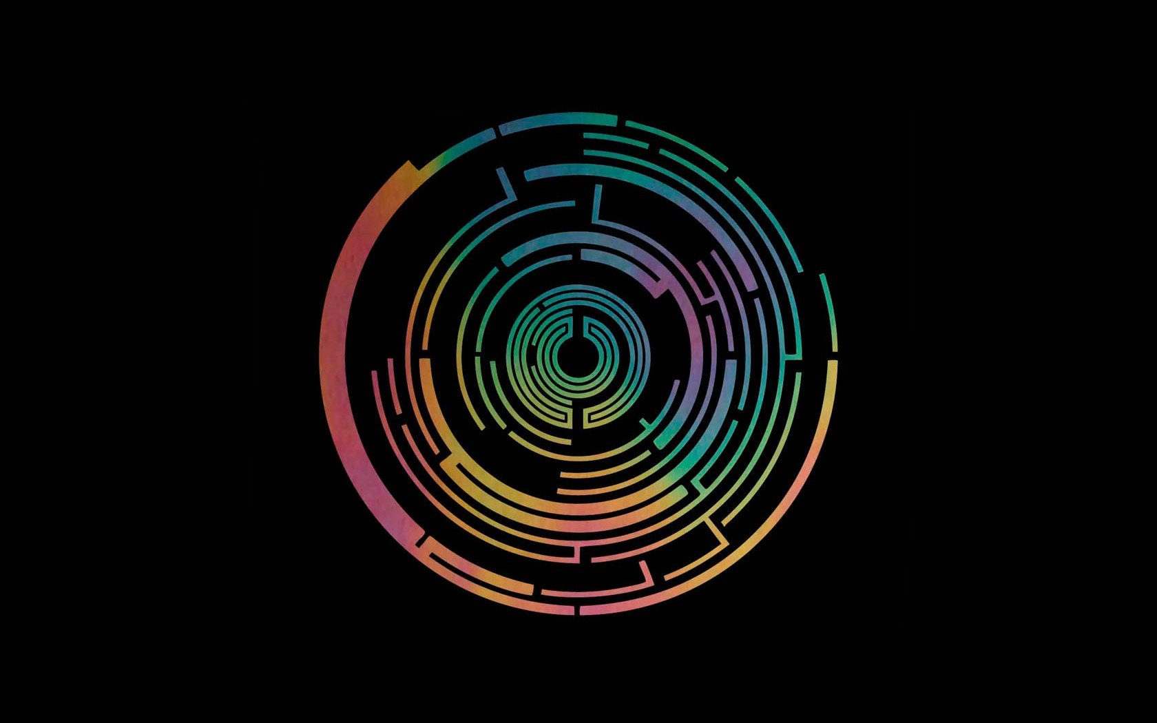 Pendulum, In Silico, Logo, Music, Black background, Colorful Wallpaper
