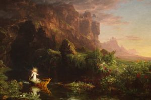 Thomas Cole, The Voyage of Life: Childhood, Painting, Classic art