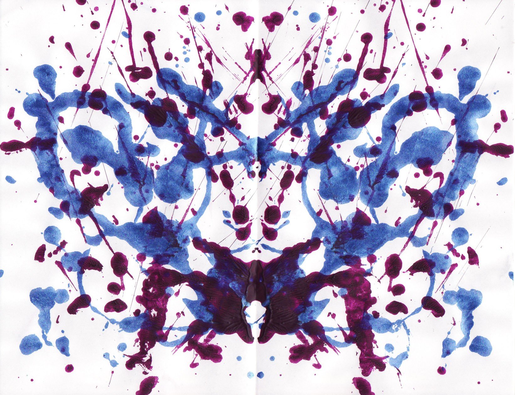 Rorschach test, Symmetry, Ink, Paint splatter Wallpaper